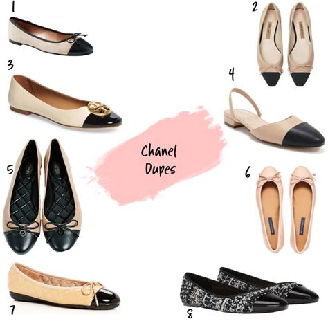 fake ballerina shoes|20 Of The Best Chanel Dupes Tested By A Fashion Expert.